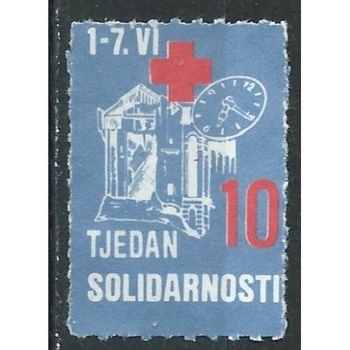 Timbre Croix Rouge Yougoslavie 1986 N° 2058a Roulette