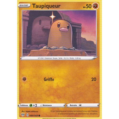 Carte Pokemon - Taupikeur - 84/189 - Épée Et Bouclier 3 Ténèbres Embrasées
