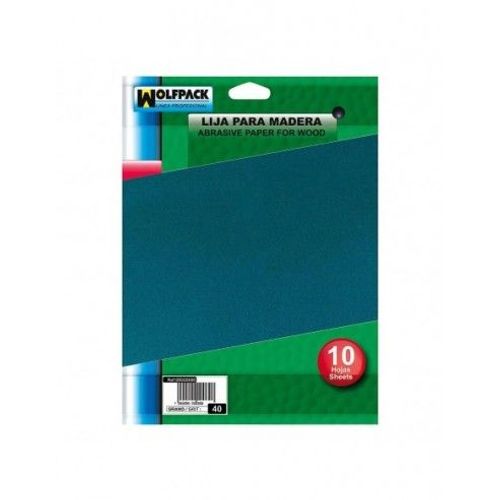 Papier abrasif bois Maurer grain 40 (pack 10 plis)