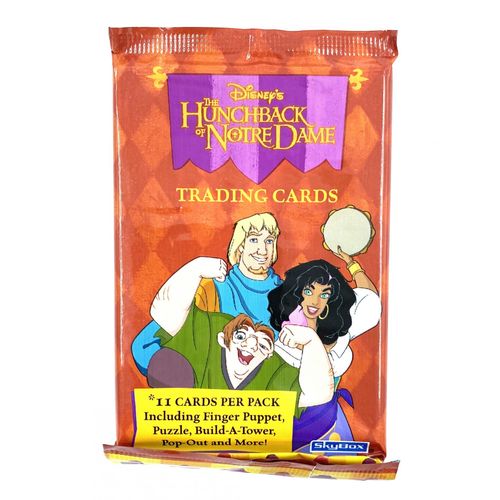 Booster Cartes Le Bossu De Notre Dame Disney Neuf 11 Cartes Tcg Jcc Skybox 1997