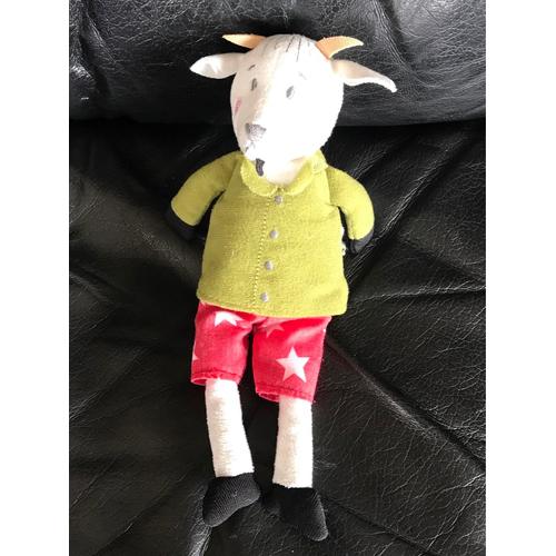 Peluche Chèvre Ikea Veste Verte Short Étoiles 21 Cm