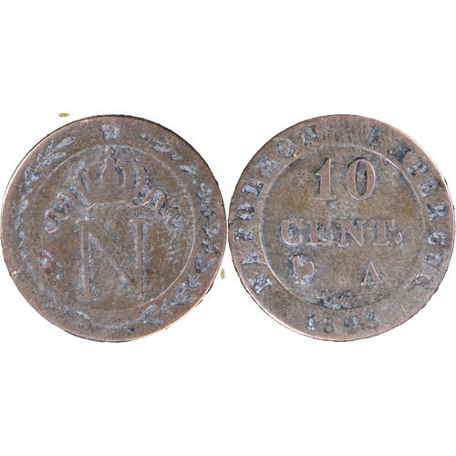 France - 1808 - 10 Centimes - Napoléon 1er - Paris (A) - 20-169