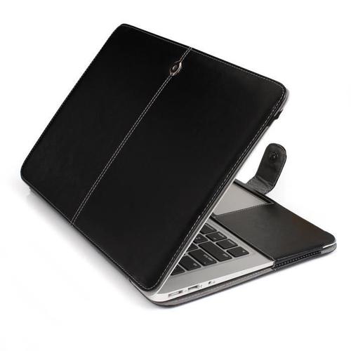 Pour Coque MacBook Air 13 Pouces Housse Protection modèles A1466 & A1369?  Luxe Antichoc Étui PU Cuir Élégant