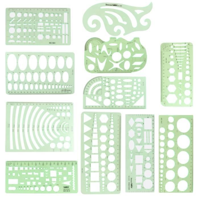 11 Pcs Rgles Durable Stable Prcis Btiment Coffrage Rgle ...