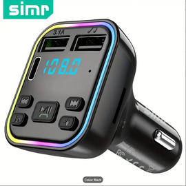 Lecteur Mp3 Pour Voiture Avec Modulateur Fm Sans Fil, Double Chargeur Usb Type C, Kit Mains Libres