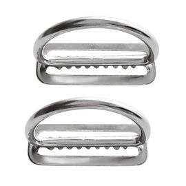 2 Pièces Acier Inoxydable Plongée Sous-Marine Poids Ceinture Porte-Glissière D Anneau Sangle Harnais Ceinture Retenue Bouchon Apnée Accessoires