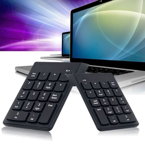 Mini clavier numérique 18 touches clavier numérique 2.4G USB clavie...