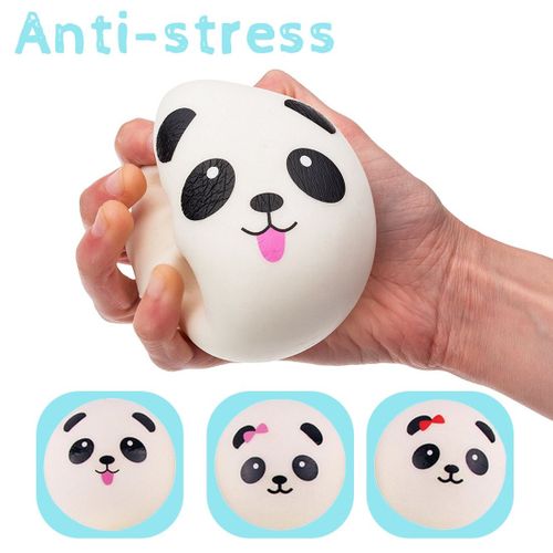 Etmakit 10/7/4cm Doux Spongieux Lente Hausse Jumbo Panda Presser Enfant Amusant Jouet Anti-Stress Décor Spongieux Charme Téléphone Sangle Cadeau