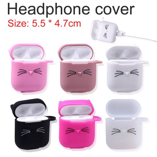 Sac casque créatif pour airpods étui mignon beau chat dessin animé housse de protection Bluetooth sans fil étui pour écouteurs Original