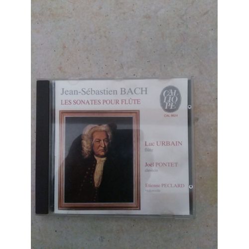 Les Sonates Pour Flüte/ Jean Sebastien Bach