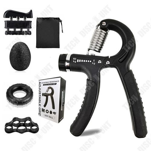 Td Hand Grip Strengthener Poignée Avant Bras 60kg Exerciseur De Doigts Anneau D'exercice Enforcement De La Main Hand Grip Musculatio