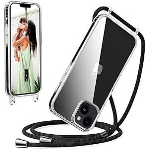 Coque Iphone 14 6.1 Pouces Cordon Noir Ghl Tech