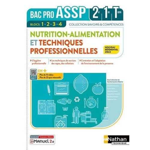 Nutrition-Alimentation & Techniques Professionnelles 2e-1re-Tle Bac Pro Assp