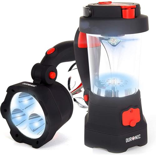 Hurricane Hurricane | Lampe Torche Lanterne À Dynamo Et Usb | Lanterne À 10 Led | Signal D¿Urgence Rouge Clignotant | Lampe Torche À 3 Led | Idéal Pour Camping, Randonnées, Jardin, Bricolage