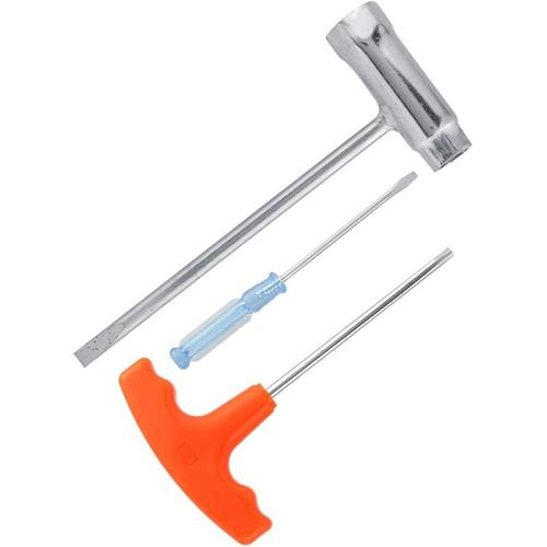 Kit d'outils de réglage du carburateur, 3 tournevis, clé de tronçonneuse, accessoires de serrage, tournevis à douille, outil de jeu de clés pour tronçonneuse Stihl