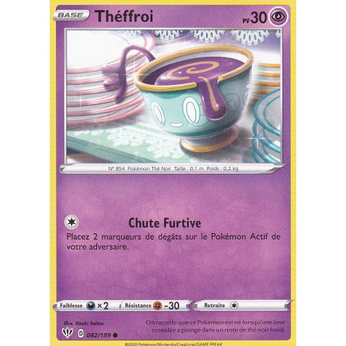 Carte Pokemon - Théffroi - 82/189 - Epée Et Bouclier 3 Ténèbres Embrasées