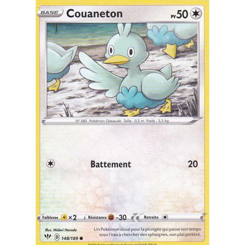 Carte Pokemon - Couaneton - 148/189 - Épée Et Bouclier 3 Ténèbres Embrasées