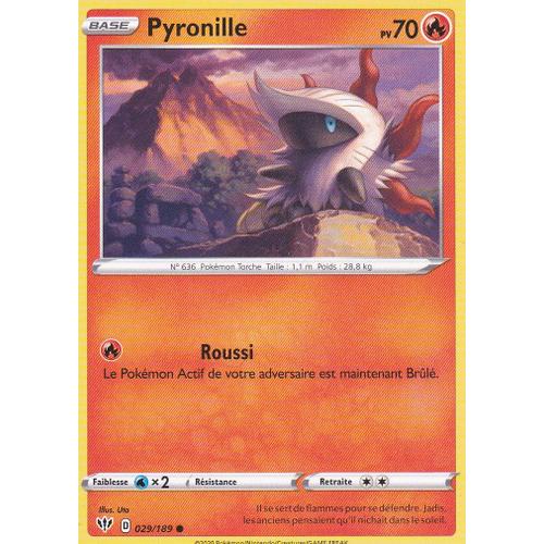 Carte Pokemon - Pyronille - 29/189 - Épée Et Bouclier 3 Ténèbres Embrasées