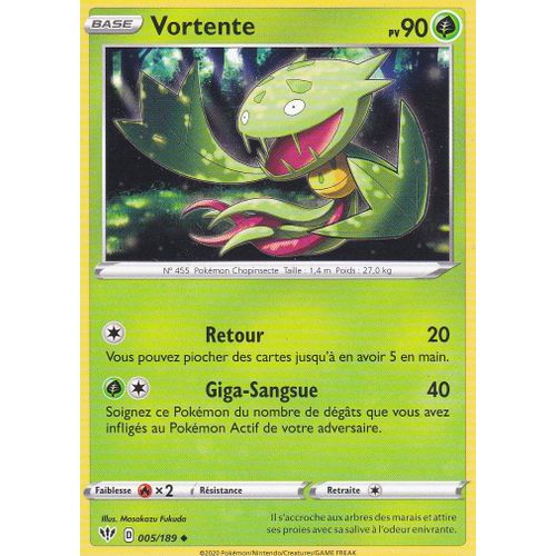 Carte Pokemon - Vortente - 5/189 - Épée Et Bouclier 3 Ténèbres Embrasées