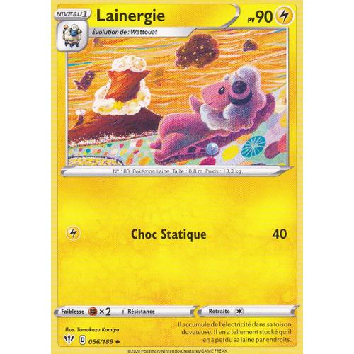 Carte Pokemon - Lainergie - 56/189 - Épée Et Bouclier 3 Ténèbres Embrasées