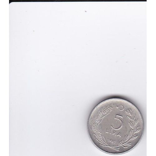 Turquie 5 Lira 1981