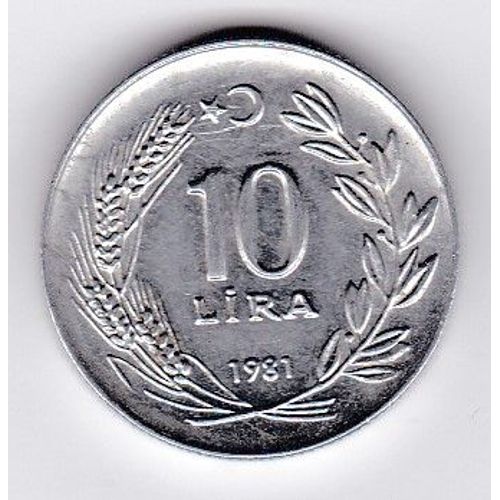 Turquie 10 Lira 1981