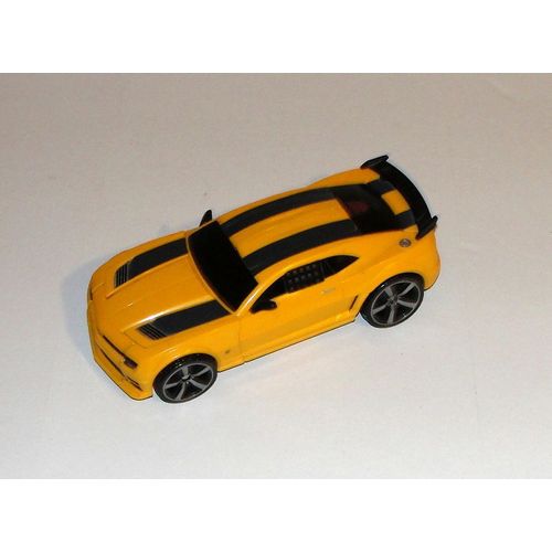 Voiture Transformers Bumblebee Camaro Jaune Electronique A Fonctions Sonores Transformable Lumineuse