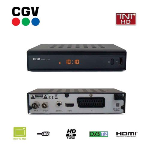 CGV Etimo T2-REC Récepteur/Enregistreur TNT HD