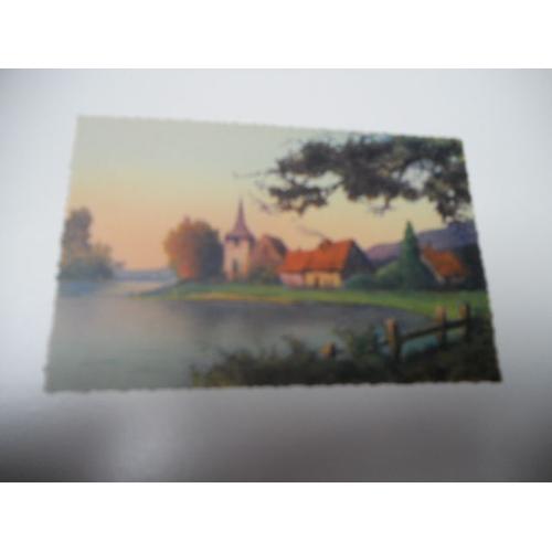 Theme Divers Carte Ancienne Couleur Denteler Maison Clocher Lac Edit Rob S O T 20 /Tbe