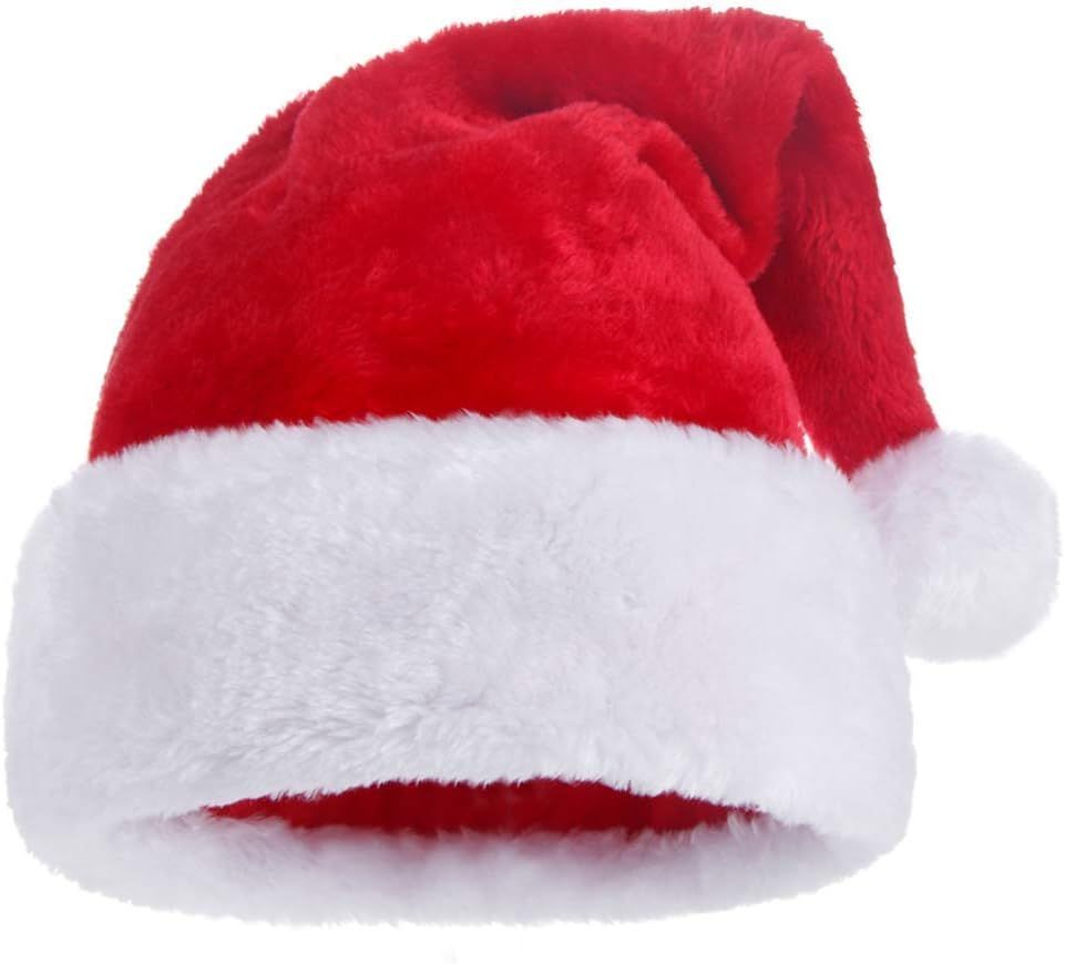 Bonnet Noel Chapeau De Père Noël Chapeaux Épaissis Chaud Doux Adulte Unisexe 12.2 * 19.6 Pouce (W * H)