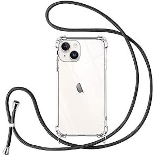 Coque Iphone 15 Plus 6.7 Pouces Cordon Noir Ghl Tech