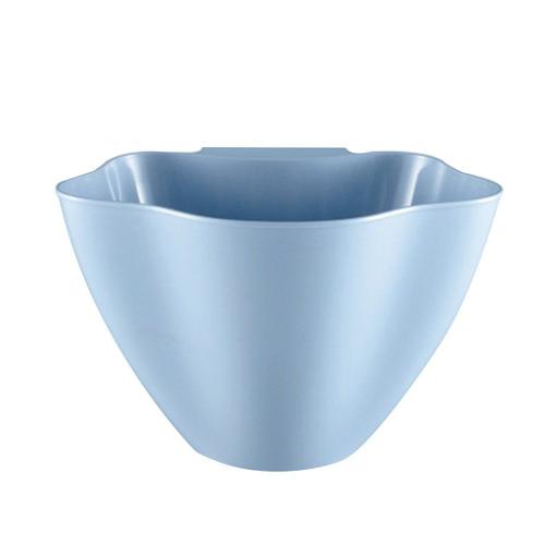 Bleu Poubelle suspendue sans couverture Coupelle de Collecte pour Déchets Corbeille à papier mini Poubelle de Table Boîte A Mouchoirs 21cm (Bleu)