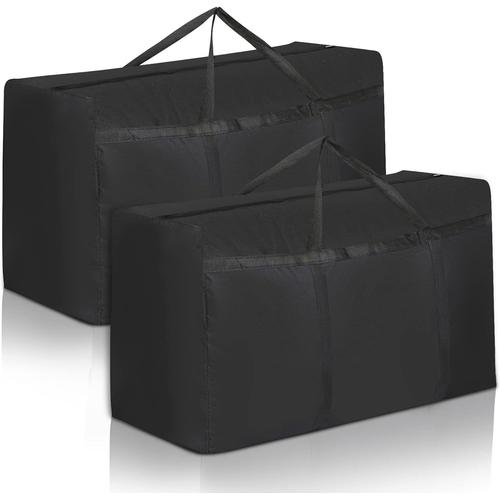 2 Pcs Grand Sac De Rangement Étanche 180l Stockage Et Transport Sac Organisateur 600d Oxford Organiseurs De Bagage Sacs-Utilisé Pour Stocker Les Décorations De Noël Voyage Déménagement