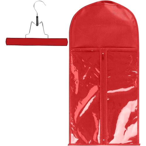 Rouge Sacs De Rangement Pour Perruques, Sac Pour Extensions De Cheveux - Sac De Rangement Pour Extensions De Cheveux De Perruque Avec Cintre | Sac De Protection De Perruque Pour Femmes Et Hommes,