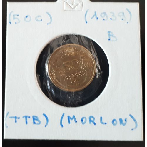 50 Centimes Morlon 1939 B