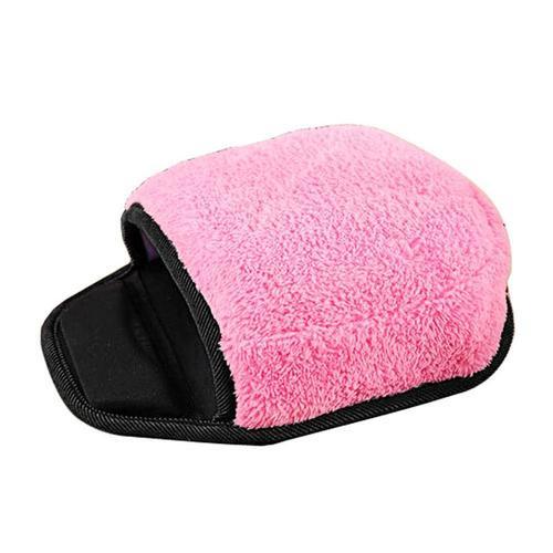 Chauffe-Mains Usb Pour Tapis De Souris Avec Protège-Poignets Rose D'hiver Chaud Rose_Laoniadam1613