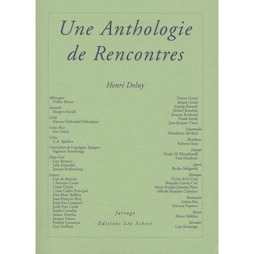 Une Anthologie De Rencontres