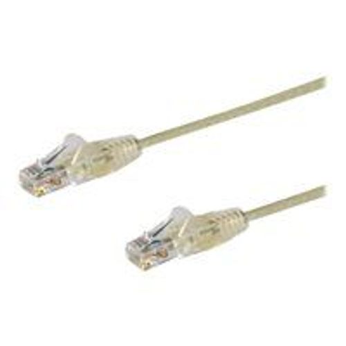 StarTech.com Cable reseau Ethernet RJ45 Cat6 de 1 m - Cordon de brassage mince Cat 6 UTP sans crochet - Fil Gigabit gris (N6PAT100CMGRS) - Cordon de raccordement - RJ-45 (M) pour RJ-45 (M) - 1 m...