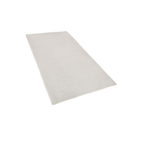 Tapis Rectangulaire Blanc Cassé 80 X 150 Cm Erzin