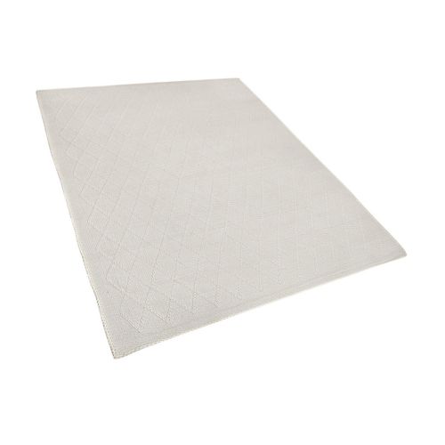 Tapis Rectangulaire Blanc Cassé 160 X 230 Cm Erzin
