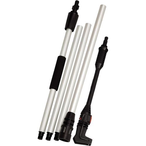 Rallonge en métal d'origine pour nettoyeur haute pression (2 m de longueur, avec buse coudée, compatible avec les nettoyeurs haute pression TC-HP 90, TC-HP 130, TE-HP 140 et TE-HP 170)