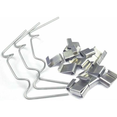 Green Lot De 100 Clips Pour Verre De Serre En Acier Inoxydable | 50 Clips De Fenêtre Et 50 Clips De Fixation Pour Vitre De Serre