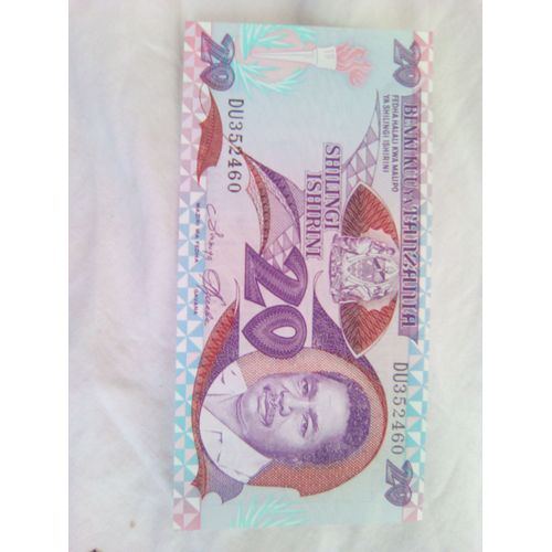 Billet 20 Shilinci Tanzanie