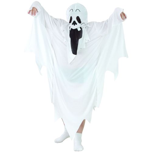 Déguisement Fantôme Halloween Enfant - Taille: S 4-6 Ans (110-120 Cm)