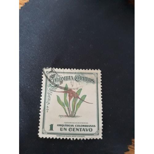 Timbre Colombie Fleurs 1947 Tp20