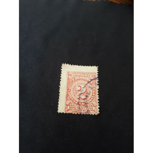 Colombie Stamp Timbre Taxe Chiffre 1908 Environ Tp20