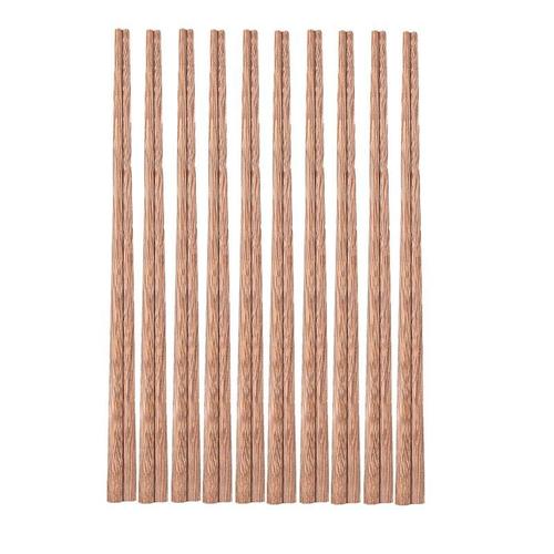 Lucky_Mall Baguettes En Bois, Réutilisables, 10 Paires, Baguettes En Bois Pour