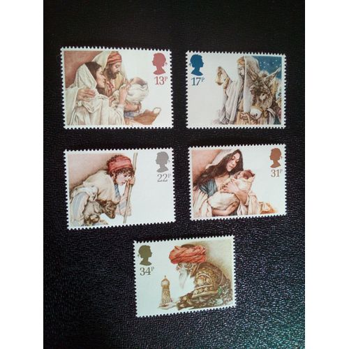 Timbre Royaume Unis Yt 1163 A 1167 Séries: Noël 1984 1984 ( 030804 )