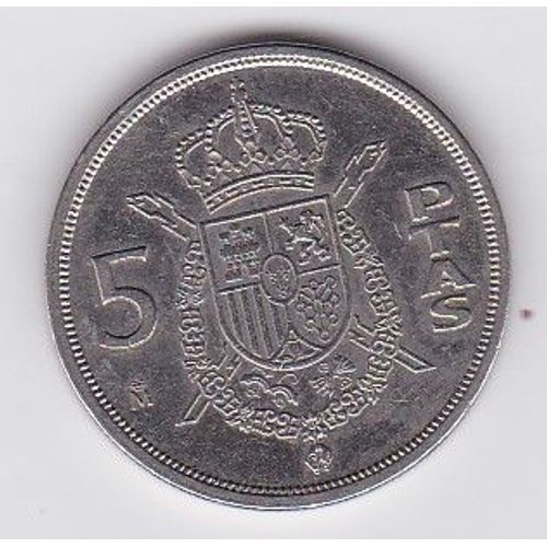 Espagne 5 Pesetas Juan Carlos 1983