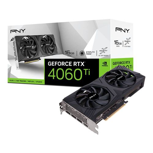 Pny Vcg4060t16dfxpb1 Carte Graphique Nvidia Geforce Rtx 4060 Ti 16 Go